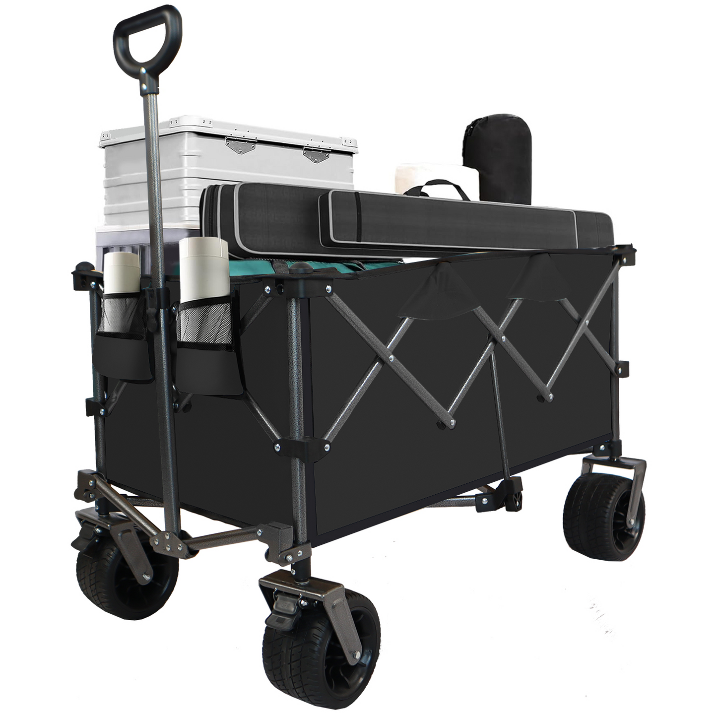 Collapsible Folding Beach Wagon Cart