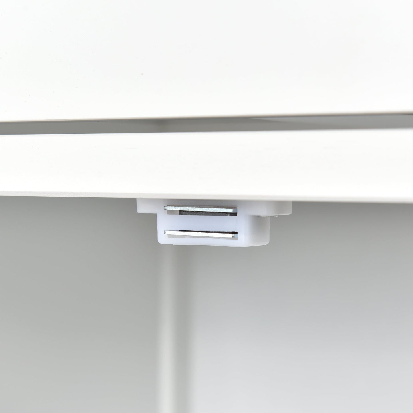 Kitchen Island Cart with Solid Wood Top and Locking Wheels 54.3 Inch Width  (White) - Korvel