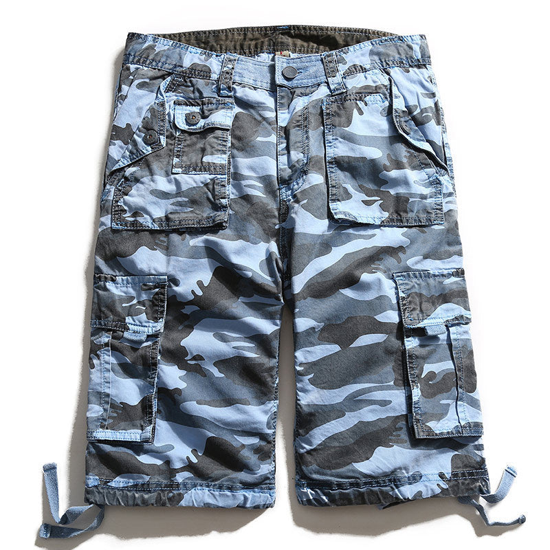 Premium Summer Cotton Camouflage Cargo Shorts