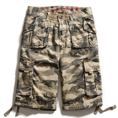 Premium Summer Cotton Camouflage Cargo Shorts