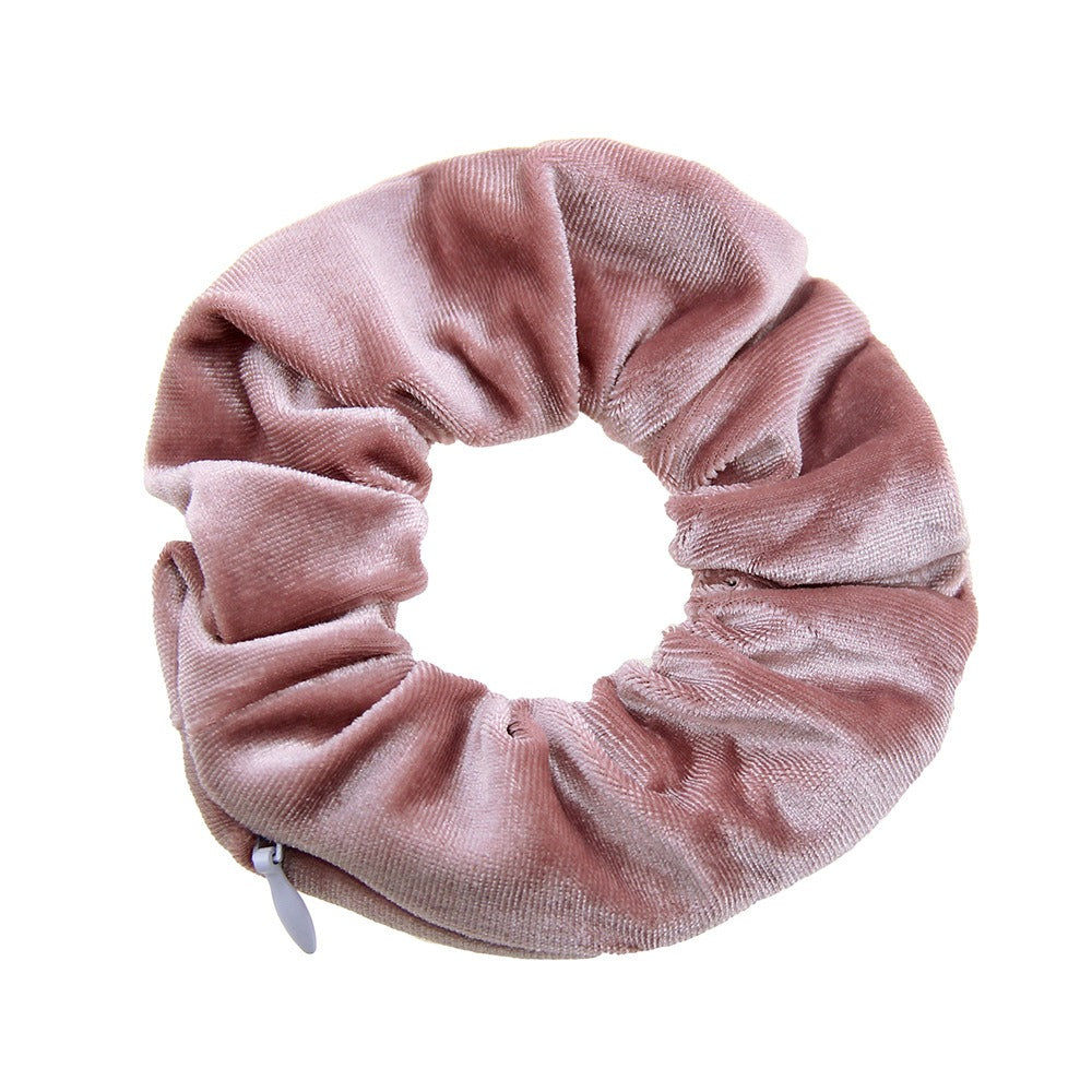 Tie dye velvet zipper large intestine loop - Korvel