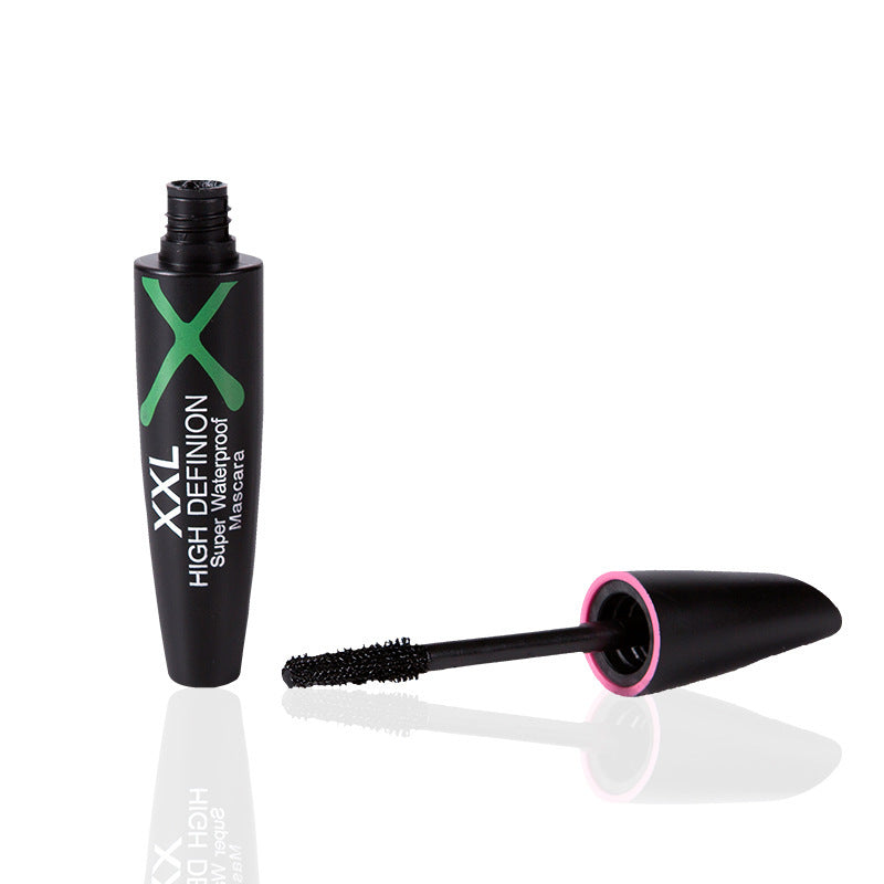 4D Dark Night Green Fork Waterproof Slender Long Curly Thick And Long Natural Lasting Non-Smudge Mascara - Korvel