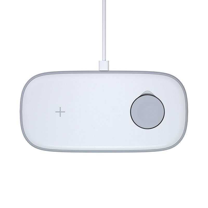 2-in-1 wireless charger suitable for Apple Watch, mobile phone multifunctional wireless charging, desktop ultra-thin - Korvel
