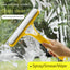 Window Cleaning Tool | Three-in-One Glass Scraper | Home Glass Cleaner | Mirror Cleaning Tool | Surface Cleaning Tool - Korvel