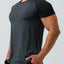 Camiseta de manga corta con cuello redondo para hombres en tallas grandes