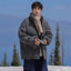 Veste en duvet de coton ample pour l'automne et l'hiver