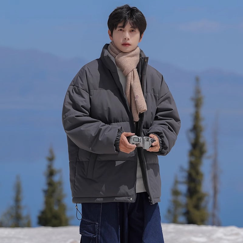 Veste en duvet de coton ample pour l'automne et l'hiver