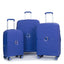 Expandable Hardshell Suitcase Double Spinner Wheels PP Luggage Sets Lightweight Durable ,3-Piece Set (20/24/28) ,Navy - Korvel