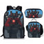 Conjunto de mochila Skibidi Toilet Man de 3 piezas para la escuela