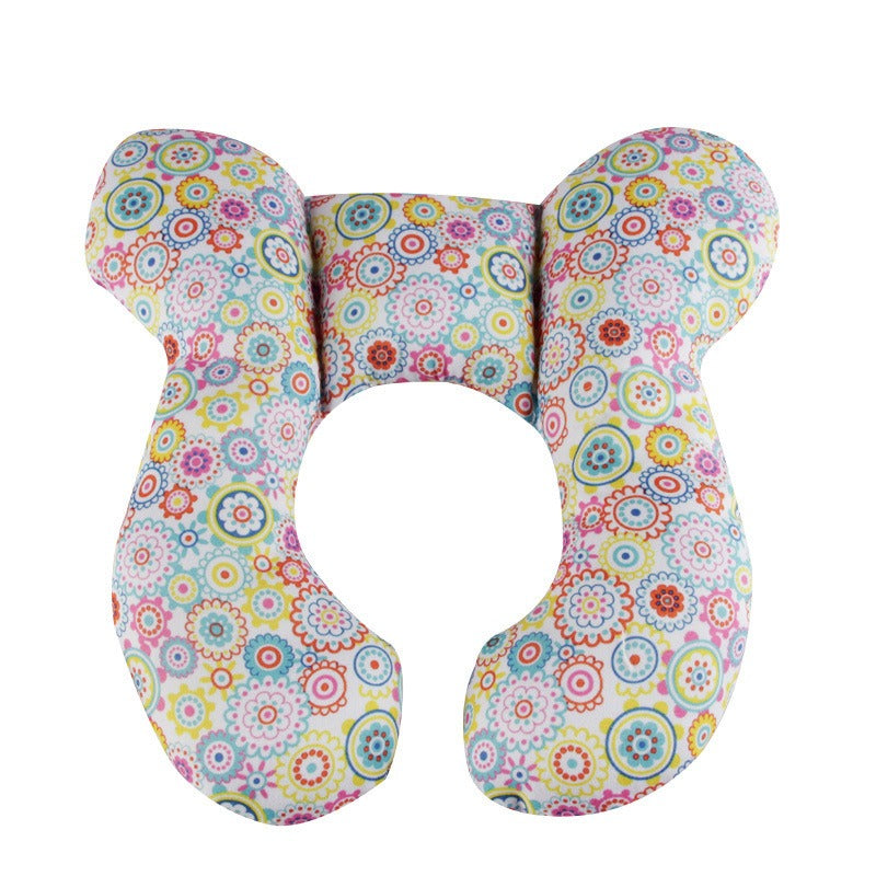 Baby head protection U-shaped pillow stroller fixed head pillow Car seat sleeping protection head and neck pillow - Korvel