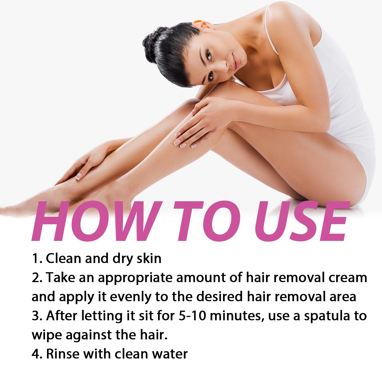 Hair Removal Cream, Body Underarm Gentle Depilation Does Not Irritate Delicate And Smooth Skin Depilation Cream - Korvel