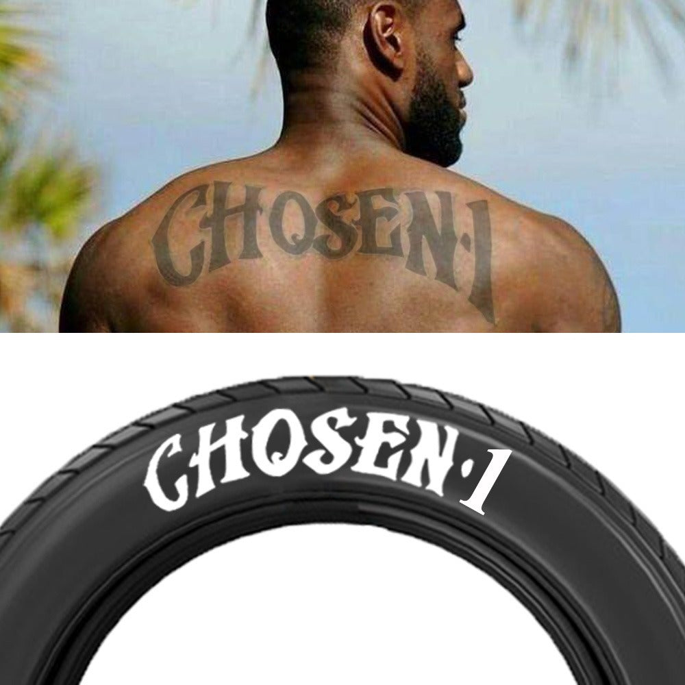【 Transfer Film 】 Car Tire Stickers, Tire Letter Stickers, English Letter 3D Stereoscopic Stickers - Korvel