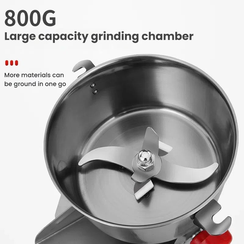 Premium 3000W Coffee and Spice Grinder - 800G Capacity