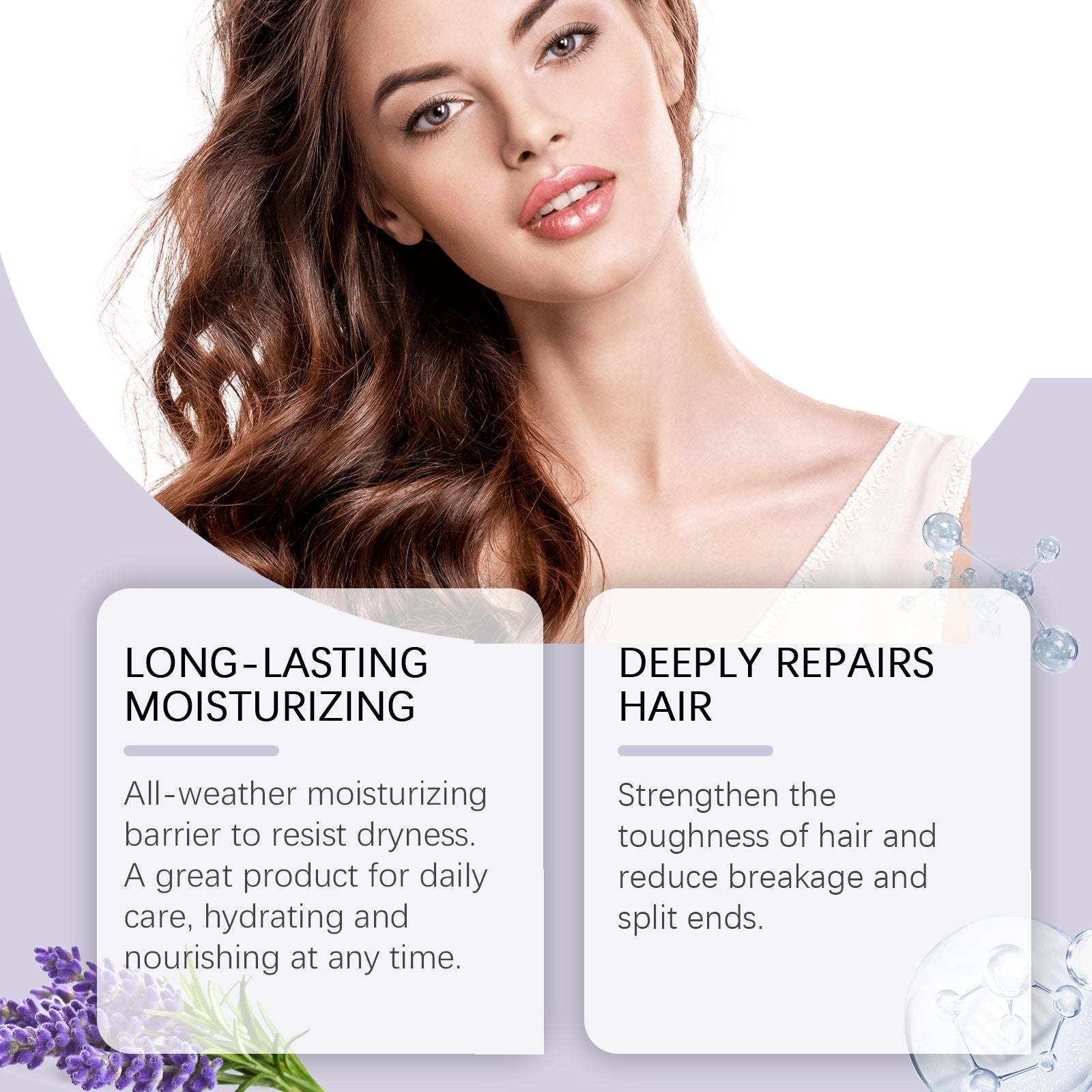 Hair Care Spray Protein Smoothing And Nourishing Hair Mask Hair Perm Dye Voluminous Hair Essential Oil Spray - Korvel