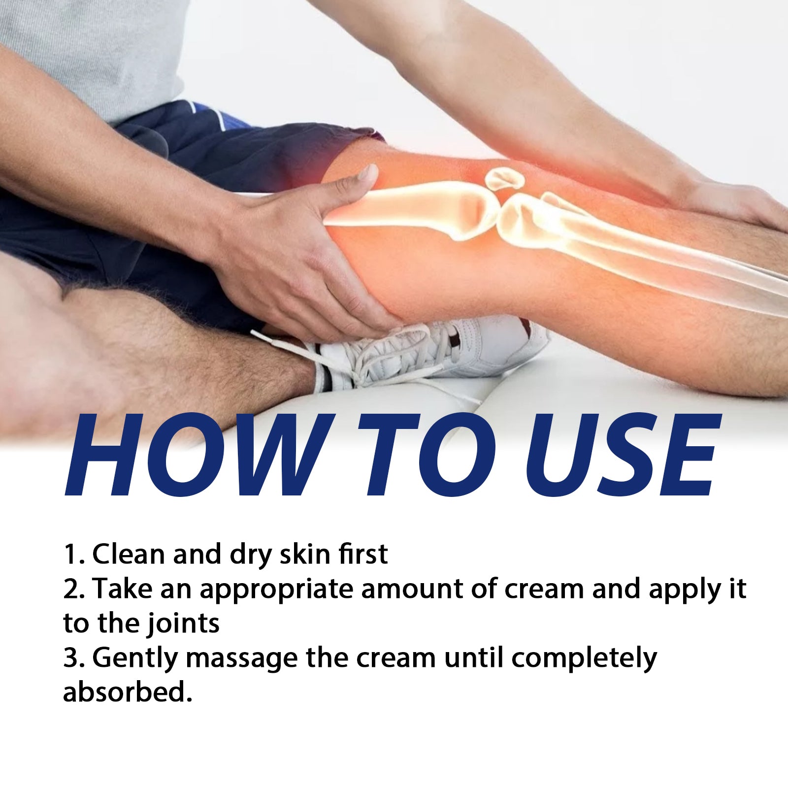 Gelenk-Und Knochentherapie Creme, Body Care Massage Cream For Sore Wrist And Knee Muscles - Korvel