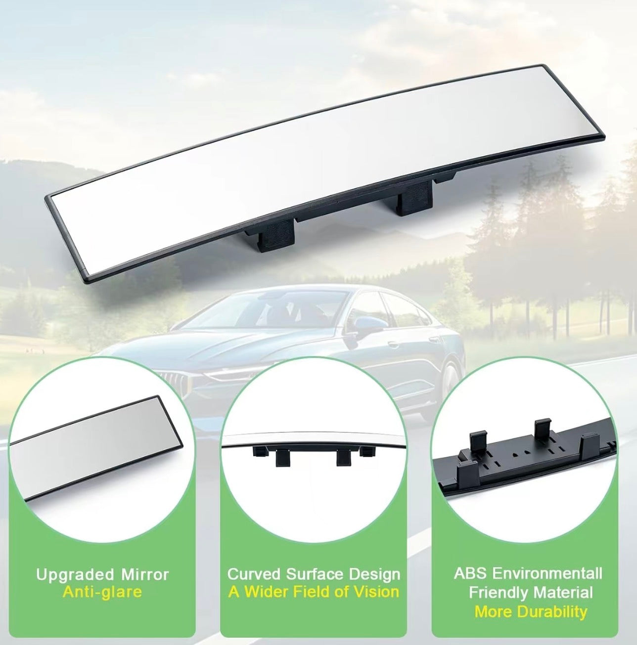 ClearView Car Mirror - Korvel