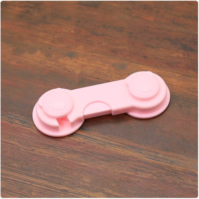 5pc/lot Plastic Cabinet Lock Child Safety Baby Protection From Children Safe Locks for Refrigerators Baby Security Drawer Latches - Korvel