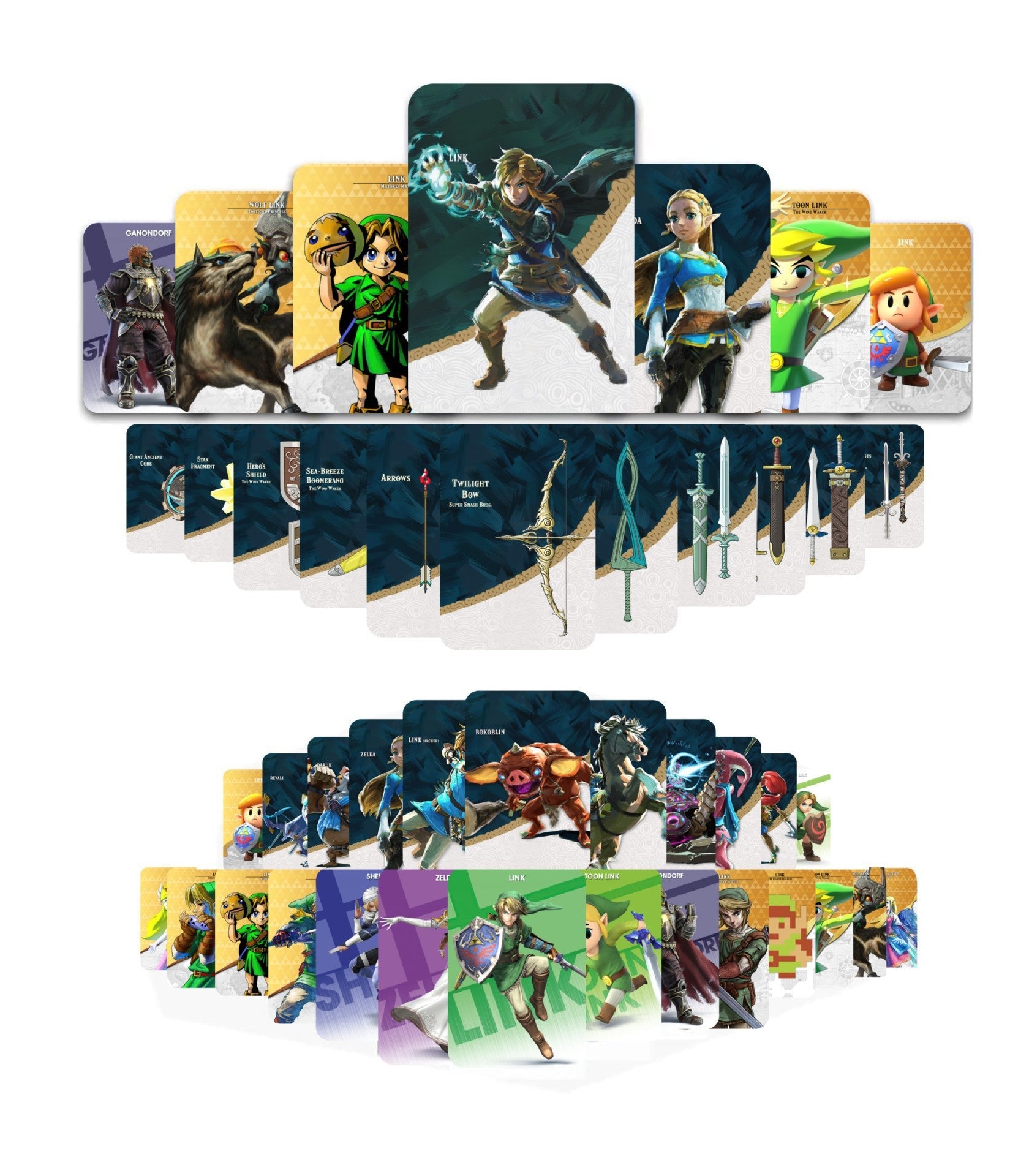 38pcs NFC introduction Zelda Legend Kingdom Tears amiibo Kingdom Tears amiibo Card - Korvel