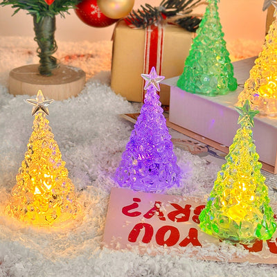Christmas Star LED Night Light - Festive Desktop Ornament