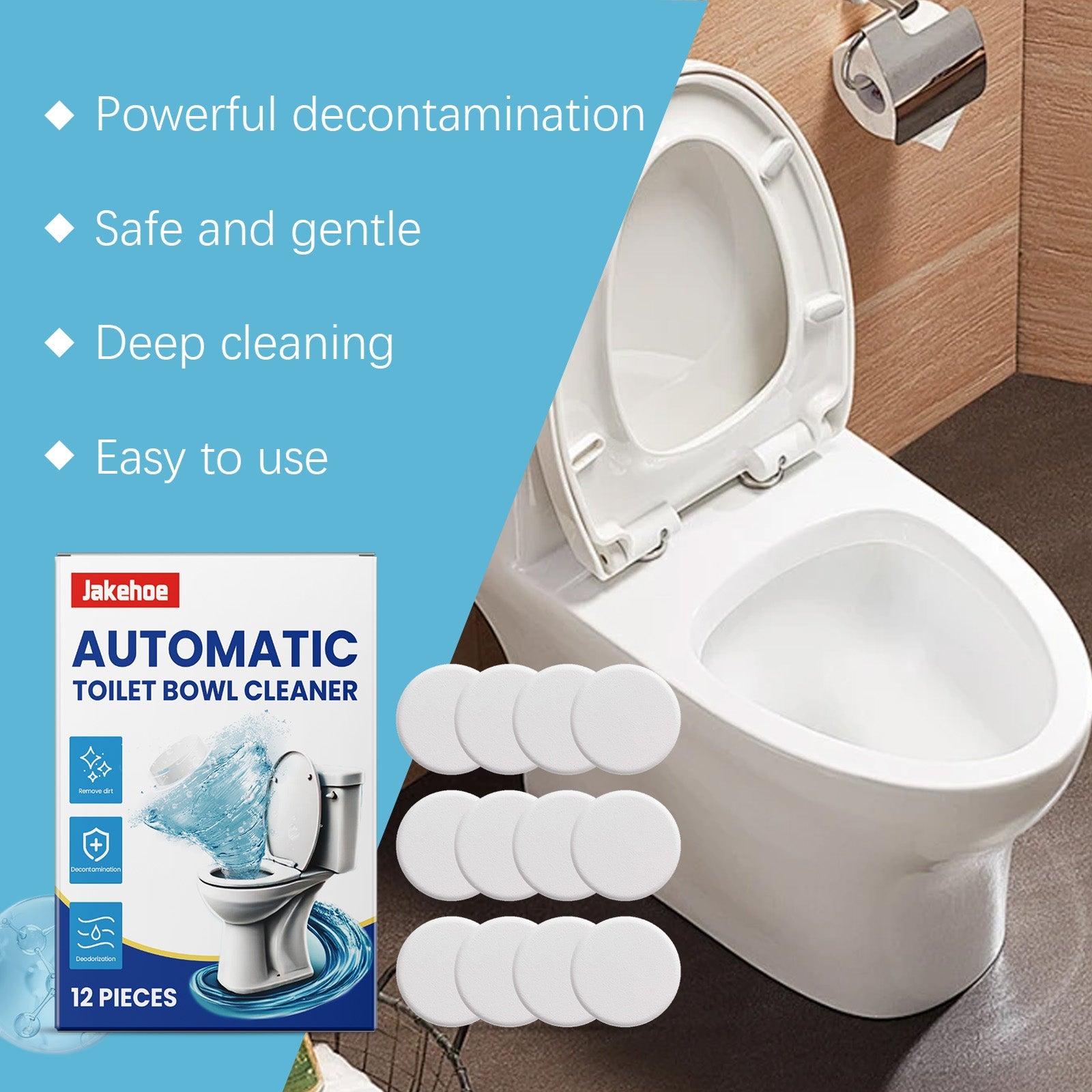 Toilet Decontamination Effervescent Tablet Decontamination Urine Stain Toilet Decontamination Deodorant Toilet Decontamination Effervescent Tablet - Korvel