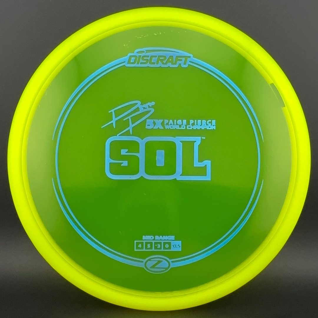Signature Z Sol - Paige Pierce 5X Champion du Monde Disc