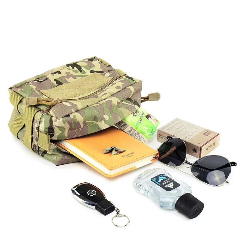 Molle Tactical Admin Pouch EDC Waist Pack Utility Military Magazine Dump Drop Pouches Outdoor Hunting Accessories Organizer Bag - Korvel