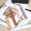 Creative leather gift bookmark personalized leather reading book pagination clip student book marker holder - Korvel