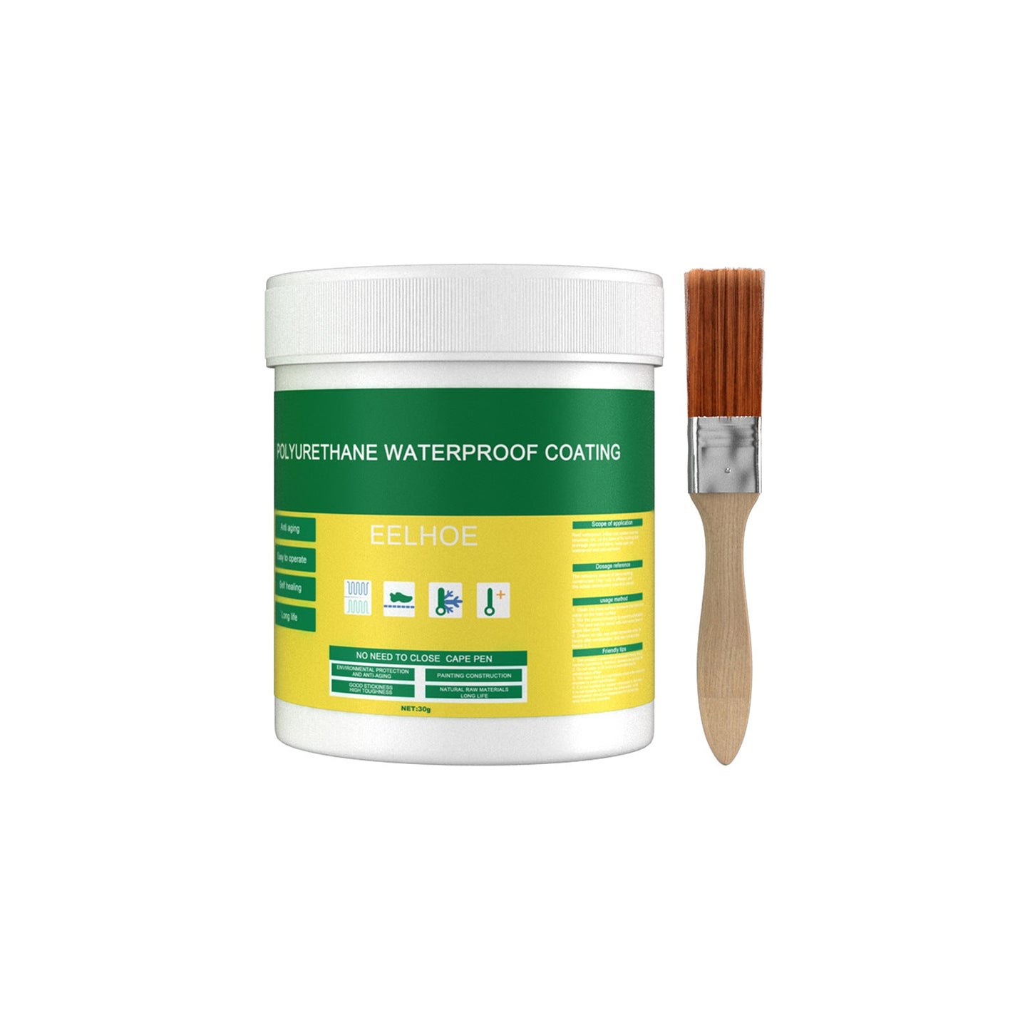 Floor Leak Waterproof Adhesive, Exterior Wall Bathroom Toilet Waterproofing Agent Brick Wall Permeable Paint - Korvel