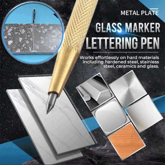 Tile Scribing Pen Glass Metal Plate Tin Lettering Tungsten Steel Scribing Needle Engraving Diamond Pen - Korvel