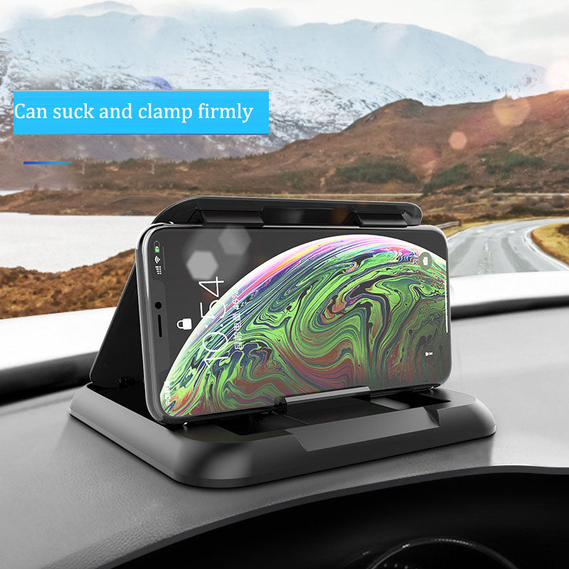 Premium Carbon Fiber Mobile Phone Holder with Sunshade