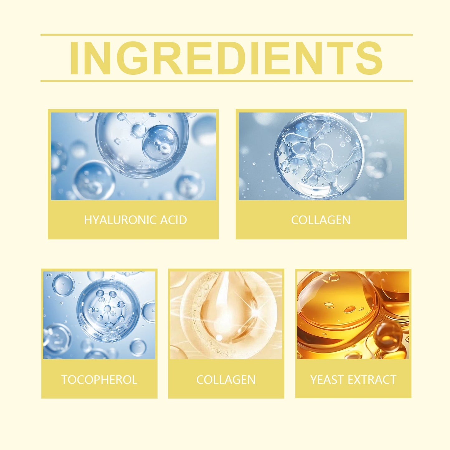 Masque de collagène premium pour hydratation et adoucissement de la peau