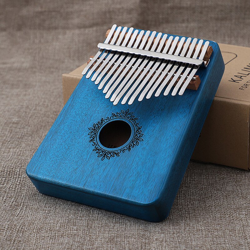 17 Keys Kalimba Thumb Piano High Quality Wood Mahogany Body Musical Instruments With Learning Book Tuning Hammer Kalimba Piano - Korvel