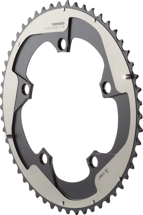 SRAM Red 22 53T Chainring - Gris, 130mm BCD