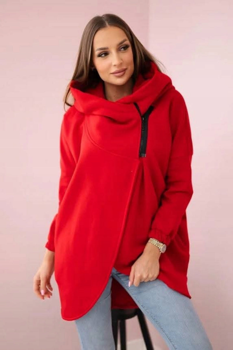 Women's Plus Size Solid Color Overcoat