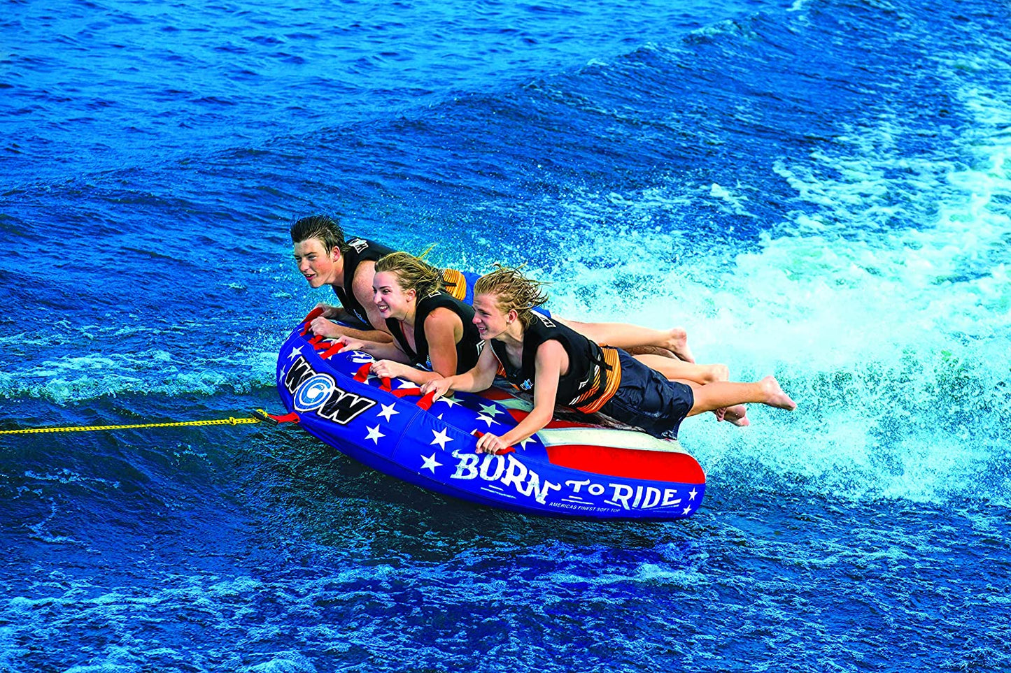 WOW Watersports Nacido para Montar Towable de 3 Personas
