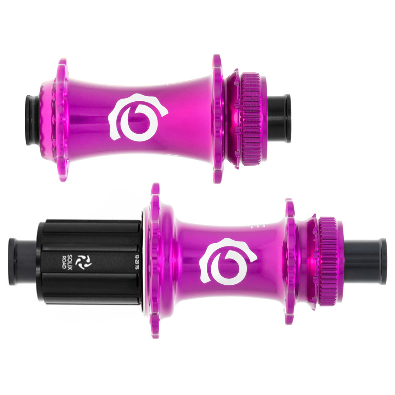 Industry Nine Solix CL Hubs - 12x100/142 TA 28h HG11 Púrpura