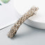 Korean Style Retro Crystal Beaded Hair Clip Simple Wild One Word Clip Female Side Clip Spring Clip Korean Hair Accessories - Korvel