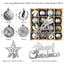Christmas decoration 6cm electroplated ball plastic ball special-shaped painted Christmas ball gift Christmas tree pendant - Korvel