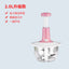 Press Garlic Processor Popper Meat Grinder Manual Baby Food Maker - Korvel