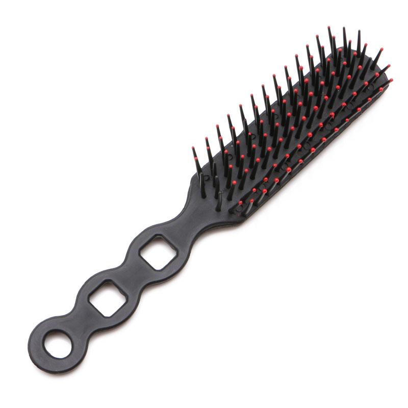 Salon Plastic Paddle Hairdressing Cushion Hair Cozy Massage Comb - Korvel
