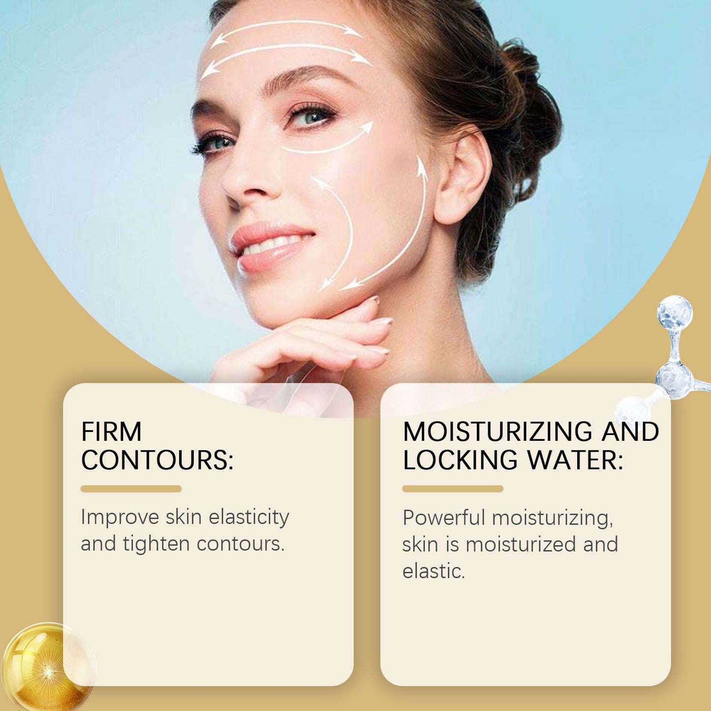 Facial Repair Serum, Brightening, Moisturizing, Hydrating And Firming Skin Serum - Korvel