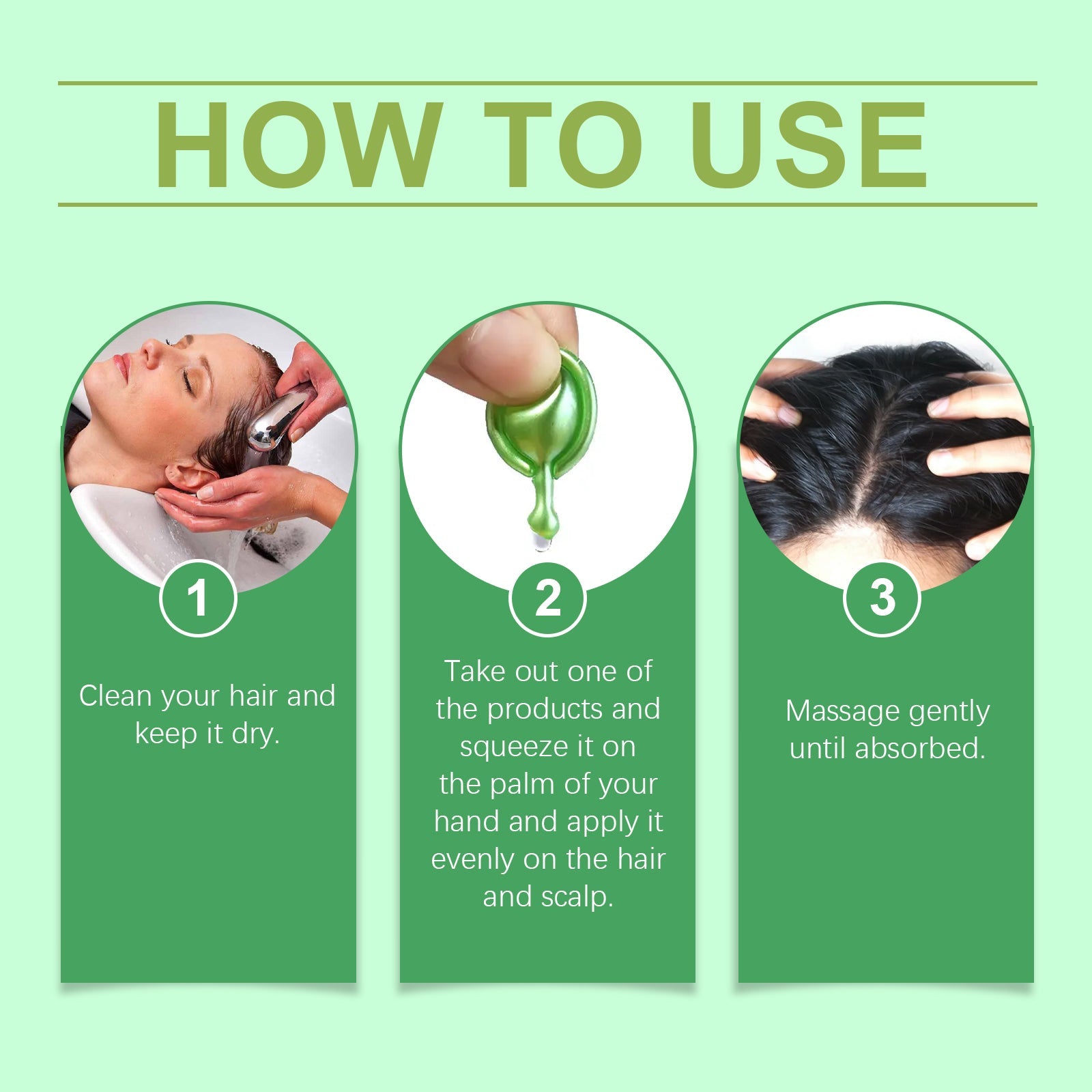 Black Castor Oil Nourishing Hair Care Capsule Hair Care Oil Gently Nourishes And Softeningly Improves Dry Hair - Korvel