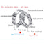 Vnox Lovers CZ Wedding Band Engagement Rings for Couples - Korvel