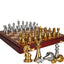 International Chess High end Gift Box Metal Chess Pieces Wooden Chess Board Western Chess - Korvel