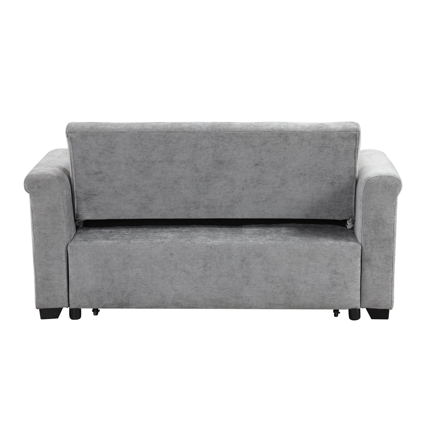 U_STYLE Convertible Soft Cushion Sofa Pull Bed ,for Two People to Sit On - Korvel