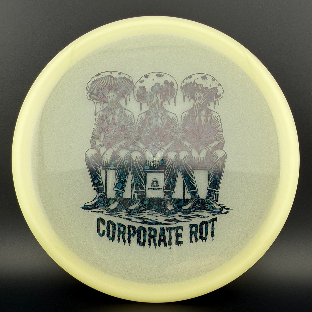 Glow Isolation Rot - Premium Disc Golf Putter