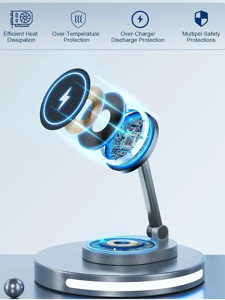 3-in-1 Magnetic Wireless Charger for Apple Devices