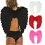 Elegant Feather Angel Wings Costume for Adults