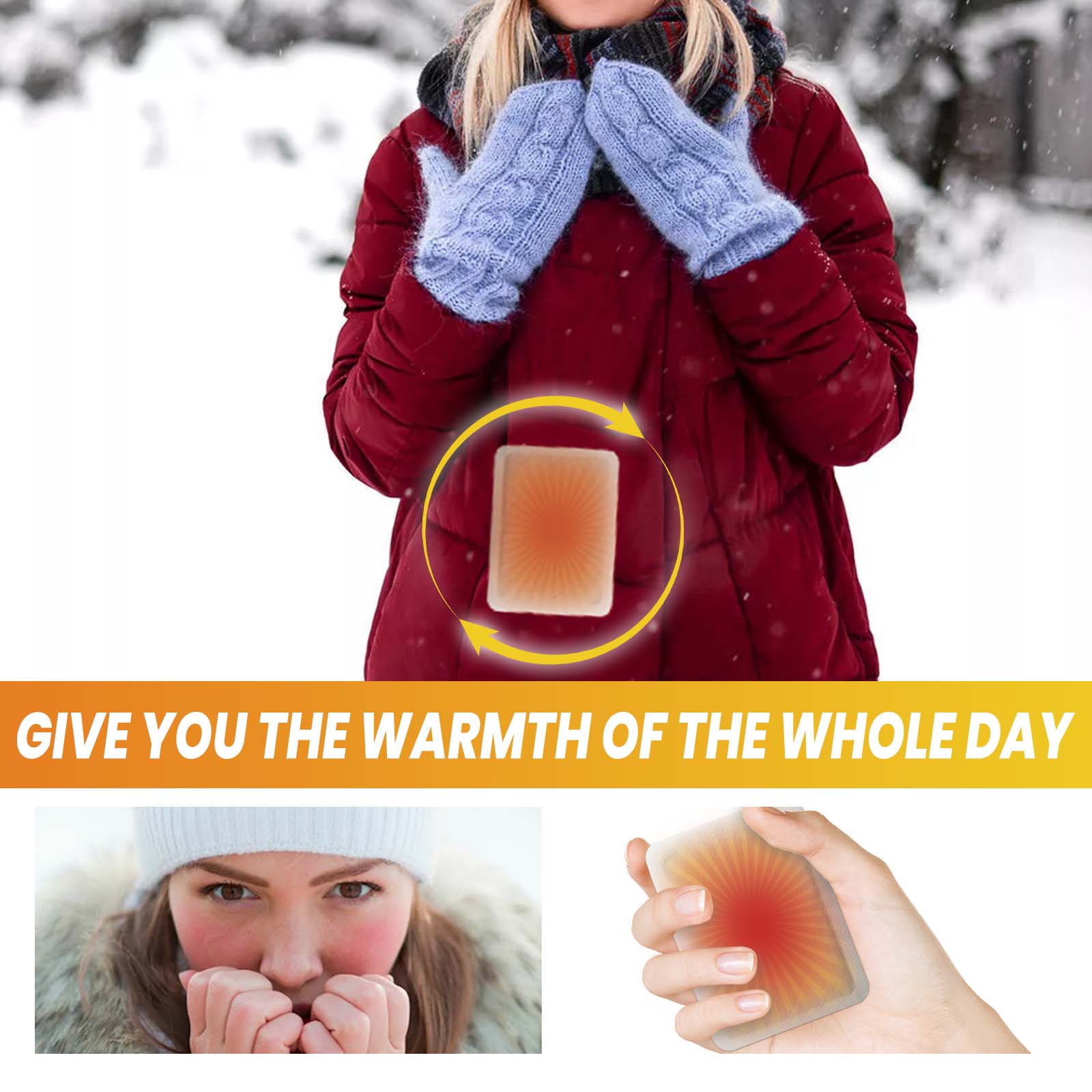 Hand Warmer Winter Home Self-Heating Warm Hand Portable Disposable Patch - Korvel