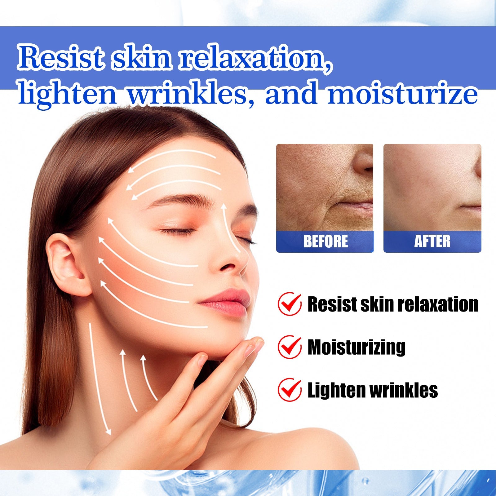 Hydrating Anti-Wrinkle Essence, Smoothing Fine Lines, Hydrating Firming Skin And Anti-Aging Essence - Korvel